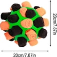 thumbnail image 3 of Snuffle Ball, Enrichment Toys for Dogs, Colorful Bite-resistant Pet Snuffle Ball Toy, Interactive Dog Treat Puzzle Toys Portable Pet for Small Medium Dogs, 3 of 6