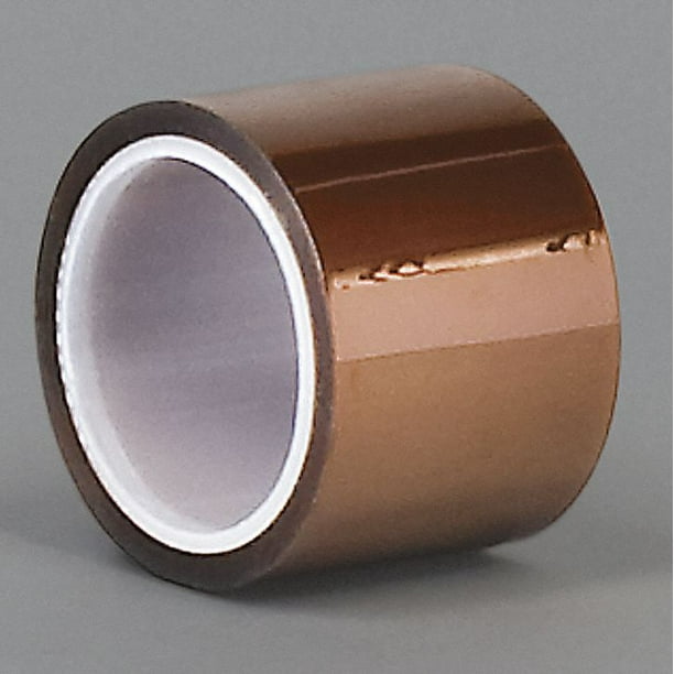 Polyimide Film Tape, Silicone Adhesive, 2.60 mil Thick, 1" X 5 yd., 1