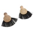 thumbnail image 1 of 1 par de pendientes con borlas Pendientes colgantes con borlas bohemias Joyas de moda colgantes para mujer, color rojo negro Gloria pendientes de borla, 1 of 8