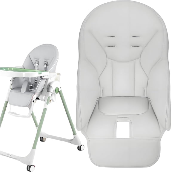 PU Leather for Baby Dining Chair - High Chair Cover Replacement, Universal Fit Cushion Pad for kids,Waterproof Easy Clean Baby High Chair Cover, Full Seat Back Armrest Protection