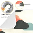 thumbnail image 2 of Yayeee Dish Drying Mat for Kitchen Counter 18"x24" Microfiber Absorbent Pad, Simple Clouds, 2 of 7