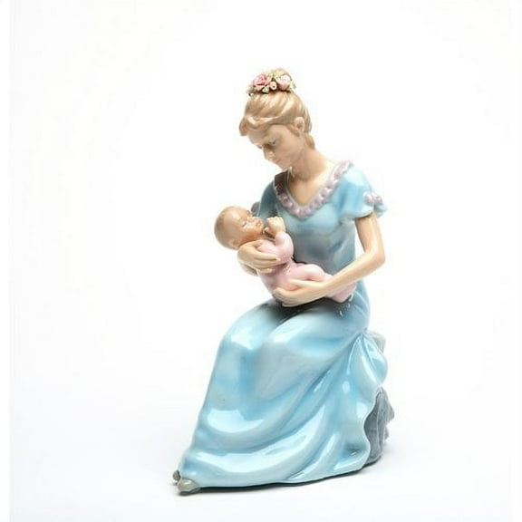 Cosmos Gifts Decorative Mom Holding a Baby Girl Figurine
