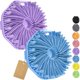 thumbnail image 1 of wonima11 2Pcs Silicone Body Scrubber, Exfoliating Body Scrubber for Sensitive Skin, Silicone Scrubber Body, Silicones Body Brush for Showering, 1 of 1