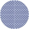 thumbnail image 1 of Ahgly Company Machine Washable Indoor Round Transitional Heavenly Blue Area Rugs, 5' Round, 1 of 7