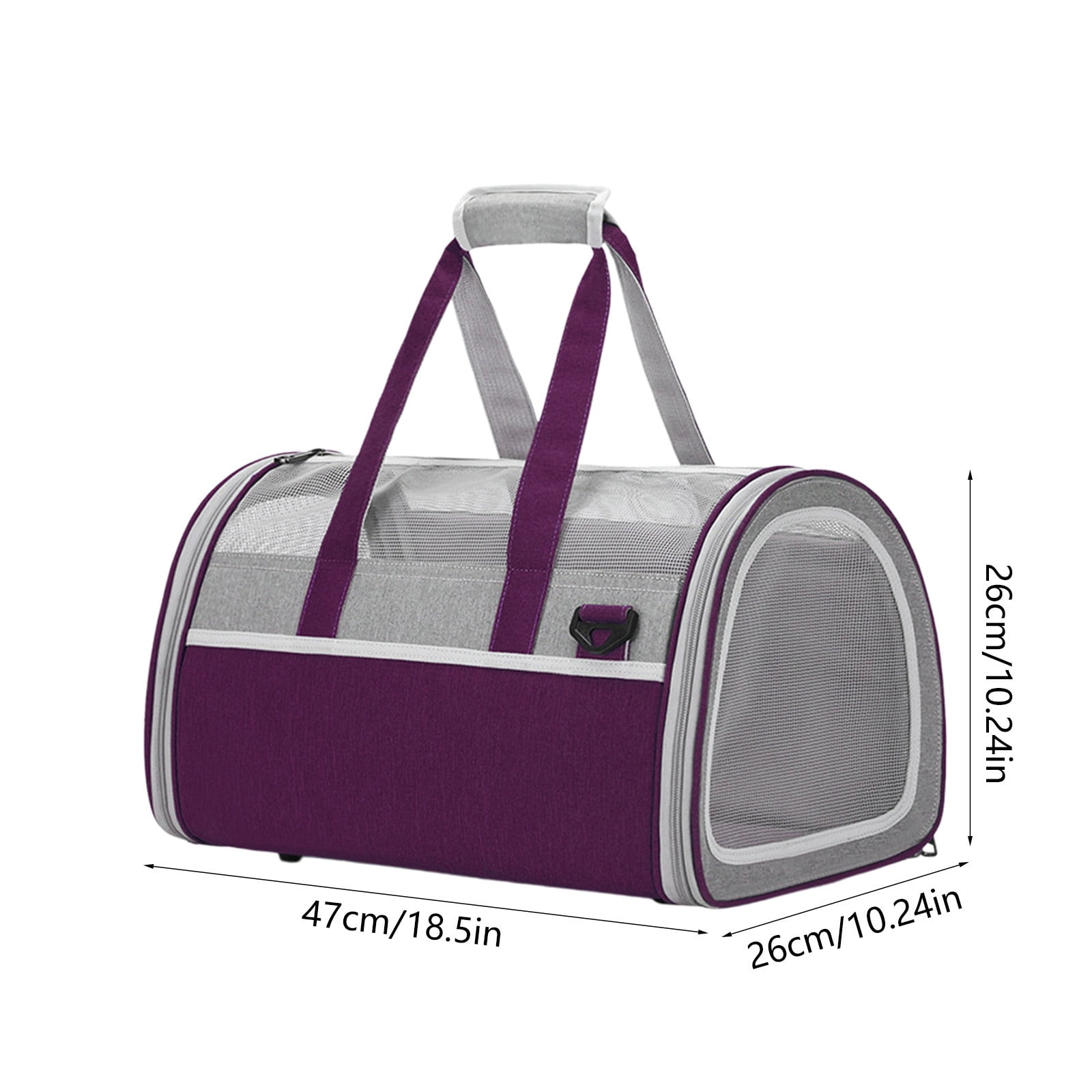 HongHeng Cat, Carrier for Small Mediums Puppies up to 15 Lbs, Soft Sided, Collapsible Travel Puppy Carrier