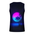 thumbnail image 4 of Men's Beach Tank Tops,Palm Tree Tanks Tops for Mens Cool Printed Graphic Sleeveless Tank Top Muscle Shirt for Workout Gym Jogging, 4 of 5