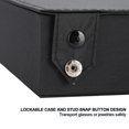 thumbnail image 4 of Vitrina para Gafas de 18 Rejillas, Caja Organizadora para Almacenar Gafas de Sol Con Estuche Con Cerrado, Cubierta A Prueba de Polvo, Forro de Alta, 4 of 7