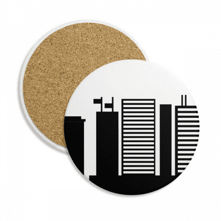 

Australia Landmark Sydney Opera House Outline Coaster Cup Mug Tabletop Protection Absorbent Stone