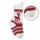 thumbnail image 3 of Calcetín de Navidad para colgar, chimenea, ventana, pared, calcetín de punto, almacenamiento de regalo, decoración del hogar, color blanco seitruly HA000265-02, 3 of 6