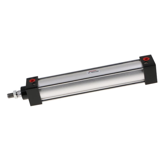 SC40x175 / 200/250/300 Diámetro rificio Del Cilindro de Aire Neumático de Doble Acción de Varil Simple 40 Mm SC40x200 Soledad Cilindro de aire neumático