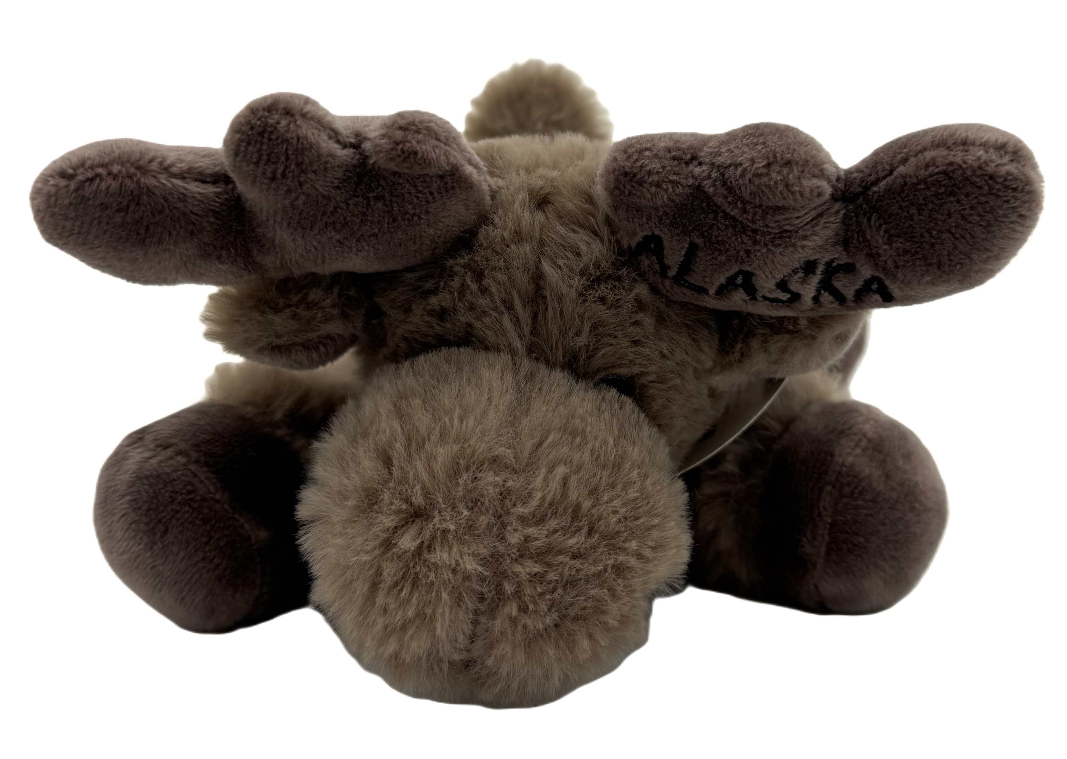 Alaskagift Ak Moose Laying Plush 8" Long
