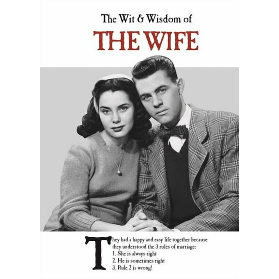 The Wit and Wisdom of...: The Wit & Wisdom of the Wife (Hardcover)