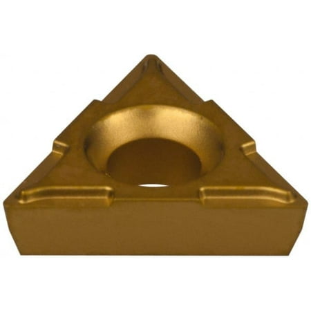 

Hertel TPCH220.5 Grade HC620B Carbide Boring Insert TIN/TIC/TICN/TIN Finish 60° Triangle 11° Relief Angle 1/4 Inscr Circle 3/32 Thick 0.007 Corner Radius