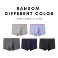 thumbnail image 1 of Bóxer de algodón para hombre, ropa interior con estampado a rayas de grafeno, calzoncillos elásticos absorbentes de humedad, 1 a 3 unidades, 1 of 4