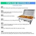 Chafing Dish Buffet Set (7 Pack) Chafers 8QT Buffet Servers and Warmers