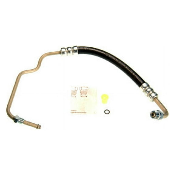 Pump To Gear Power Steering Pressure Line Hose Assembly - Compatible with 1999 - 2004 Ford F-250 Super Duty 6.8L V10 GAS 2000 2001 2002 2003