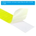 thumbnail image 4 of Uxcell Reflective Tape, 3 Pack 2 INx10 FT Waterproof Adhesive Safety Tape for Cars Trucks, Fluorescent Yellow, 4 of 6