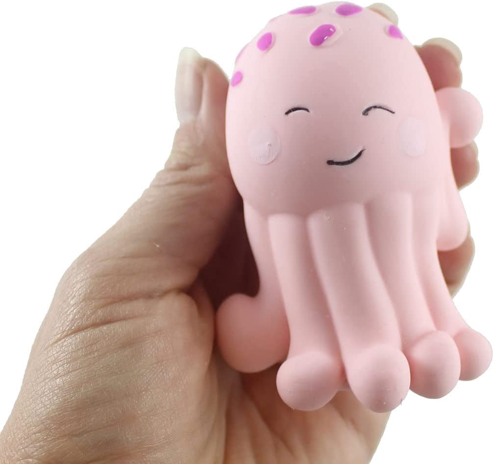 Jouet Squishy Méduse Anti-Stress – Paillettes Et Tentacules Souples, Soulage Anxiété, Cadeau Sensoriel Pour Enfants Et Adultes