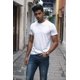 thumbnail image 2 of 3 Playeras Hombre Lisa Cuello Redondo Paquete Pol/algodón, 2 of 8