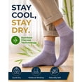 thumbnail image 2 of Pembrook Unisex Non-Binding Diabetic Ankle Socks, Bright Colors, Large, 6 Pairs, 2 of 7
