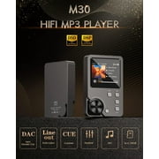 MP3 Player, Lossless DSD High Resolution Portable HiFi Digital Audio Music Player with 64GB Memory Card, Support up to 256GB