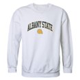 thumbnail image 1 of W Republic 541-260-WHT-01 Albany State University Campus Chandail en Molleton Col Rond, Blanc - Petit, 1 of 1