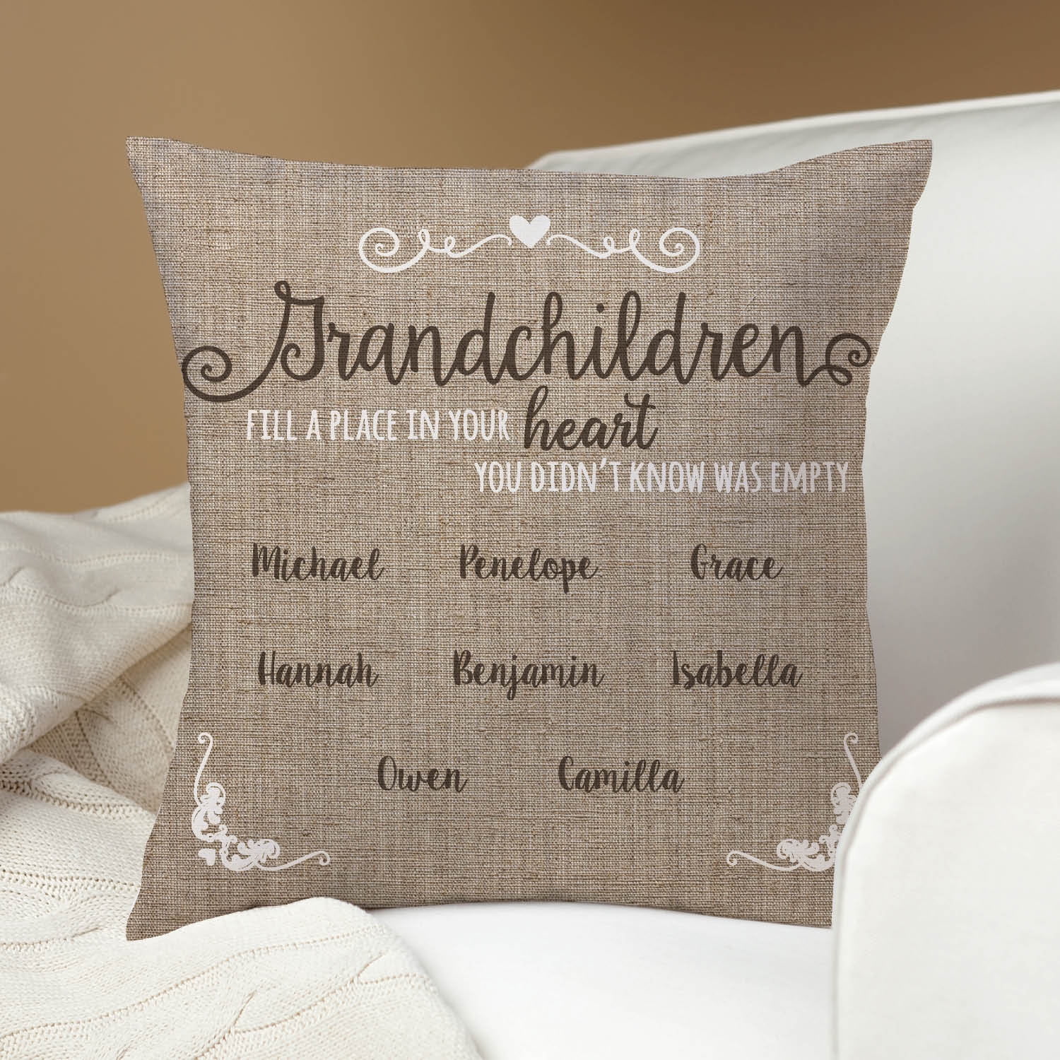 personalized plush pillows