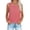 Red-tops, variant on Inverlee Womens Linen Gingham Tanks Round Neck Classic Print Sleeveless Tops Daily Casual Lightweight Homewear Tees Red L