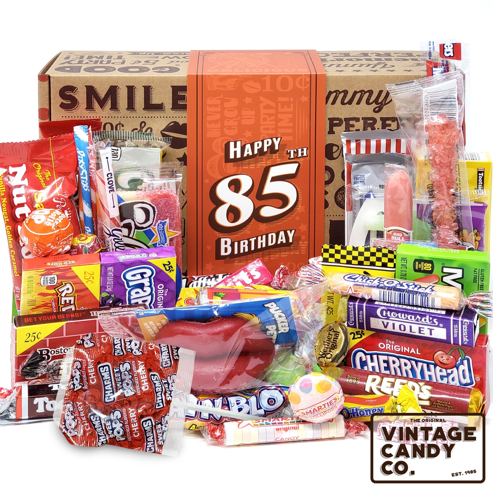 VINTAGE CANDY CO. 85TH BIRTHDAY RETRO CANDY GIFT BOX