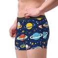 thumbnail image 4 of Kll Planets And Stars Men'S Cotton Boxer Briefs Underwear-Large, 4 of 9