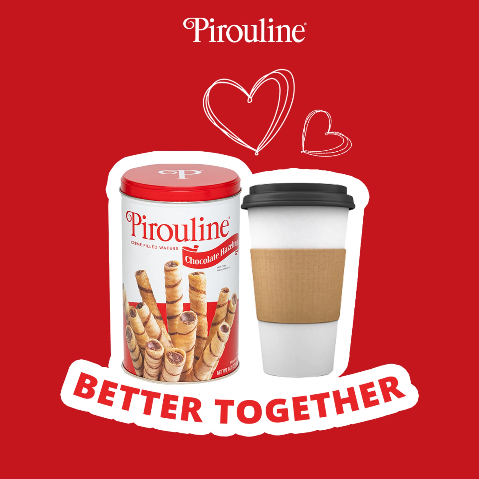 Pirouline Dark Chocolate Rolled Wafer Sticks - Iceland
