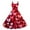 Vermilion, variant on LWavelet 2026 Valentine's Romantic Wrap Maxi Dress, Women's Love Heart Rose Print Sleeveless Flowy Trendy Sundresses Vermilion XL
