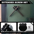 thumbnail image 3 of Adjustable Vertical Sword Wall Mount with Hardware, Medieval Acrylic Sword Holder, Multifunctional Decorative Sword Display Stand for Single or Double Axe Weapon Dagger, Black, 3 of 7