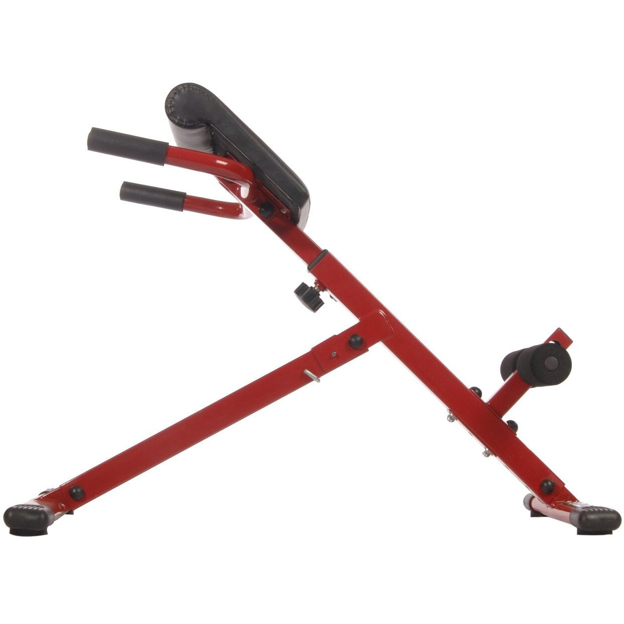 Stamina X Hyper Extension Exercise Bench, Red and Black