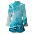 thumbnail image 3 of Vedolay Womens Tops Womens Blazer Casual Long Sleeve Open Front Business Lapel Suit Jackets with Pockets,Blue XXL, 3 of 4