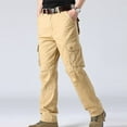 thumbnail image 5 of Men's Premium Relaxed Fit Straight Leg Cargo Pant Outdoor Ripstop Tactical Pants Water-Resistant Military Cargo Pants Lightweight EDC Pockets Outdoor Hiking Work Pants, 5 of 6