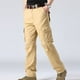 thumbnail image 5 of Pantalones largos para hombre, para actividades al aire libre, gruesos, de pierna recta, para montañismo, con múltiples bolsillos, para hombre, 5 of 6