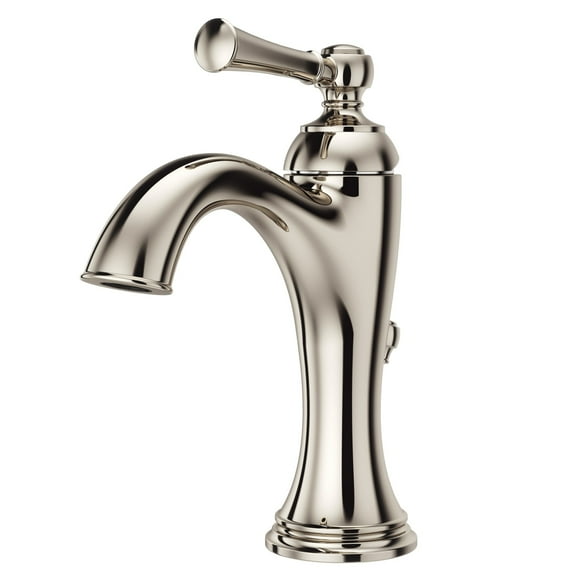 Pfister LG42-TB0D Tisbury Single Control 4" Bathroom Faucet, Polished Nickel