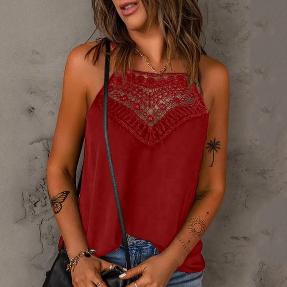 Aayomet Tank Top For Women Casual Women's Modest Sleeveless Undershirt - Full Shoulder High Neck Layering Shell, XL