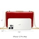 thumbnail image 5 of Bolso de noche Dasein para mujer en charol rojo, 5 of 6