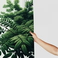 thumbnail image 3 of COMIO Shower Curtain Botanical Art Watercolor Green Leaf Tropical Plant Boho Deco Multiple Sizes White, 3 of 6