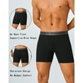 thumbnail image 4 of Finetoo Men's Underwear Boxer Briefs Moisture Wicking Breathable Cotton Stretchy Brief for Men 3 or 5 Pack, 4 of 6