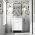 thumbnail image 4 of Harper & Bright Designs 24" Small Bathroom Vanity with Sink, Modern Bathroom Cabinet Freestanding with Organizers, Bathroom Storage Cabinet with Drawer for Small Space, White, 4 of 15