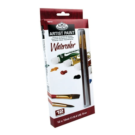 Royal Brush Watercolor Artist Paint Set, 12-Colors