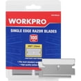 thumbnail image 1 of 100-Pack Single Razor Edge Blades, Industrial Scraper Razor Blades, High Carbon Steel One Edge Razor Blades, 1 of 7