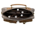 thumbnail image 2 of Cowhide with cloth briefcase,Black, 2 of 2