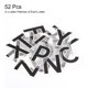 thumbnail image 3 of Letra A a Z Parches Termoadhesivos Calor Transferencia Letras 2 Pulgadas Negro Carta Bricolaje para Equipo Uniforme, Deportes Camiseta, Fútbol, Baloncesto, Béisbol Paquete de 52, 3 of 6