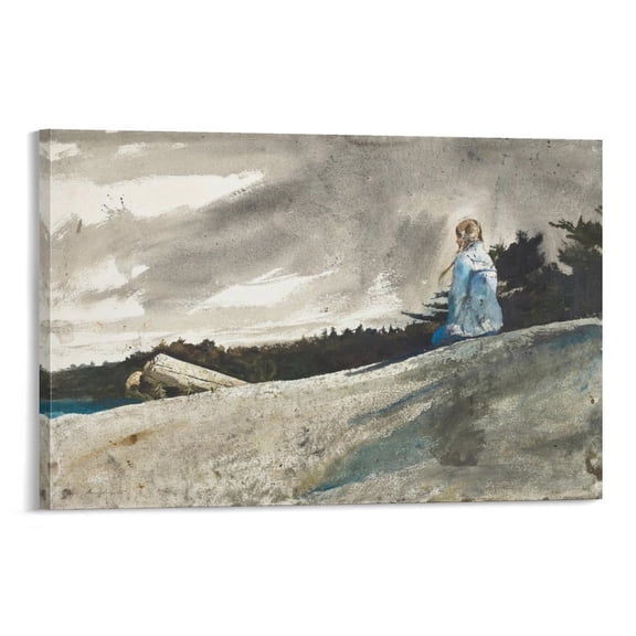Andrew Wyeth Poster Knapsack Canvas Famous Paintings, Wall Art Posters, Decorative Hanging Pictures Artworks Canvas Poster Room Aesthetic Wall Art Prints Home Modern Decor Gifts 24x36inch(60x90cm)