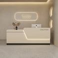thumbnail image 1 of Cashier Church Reception Desks European Computer Checkout Reception Desks Futuristic Recepcion Mostrador Salon Furnitures My Lux Decor Round, 1 of 6