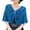 Blue, variant on Crochet Shawl Wrap False Collar for Women Shoulder Coverage Layering Neckwear For Dress Shirt All Matching Accessories